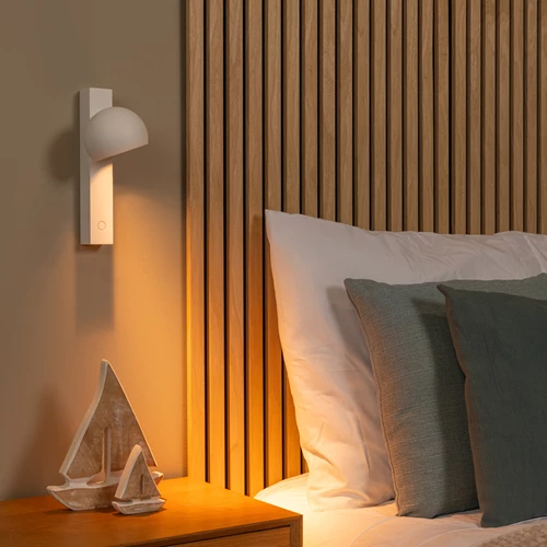 Lucide ESFERA - Wall light - LED Dim. - 1x9W 2700K - White | Premium - atmosphere 1
